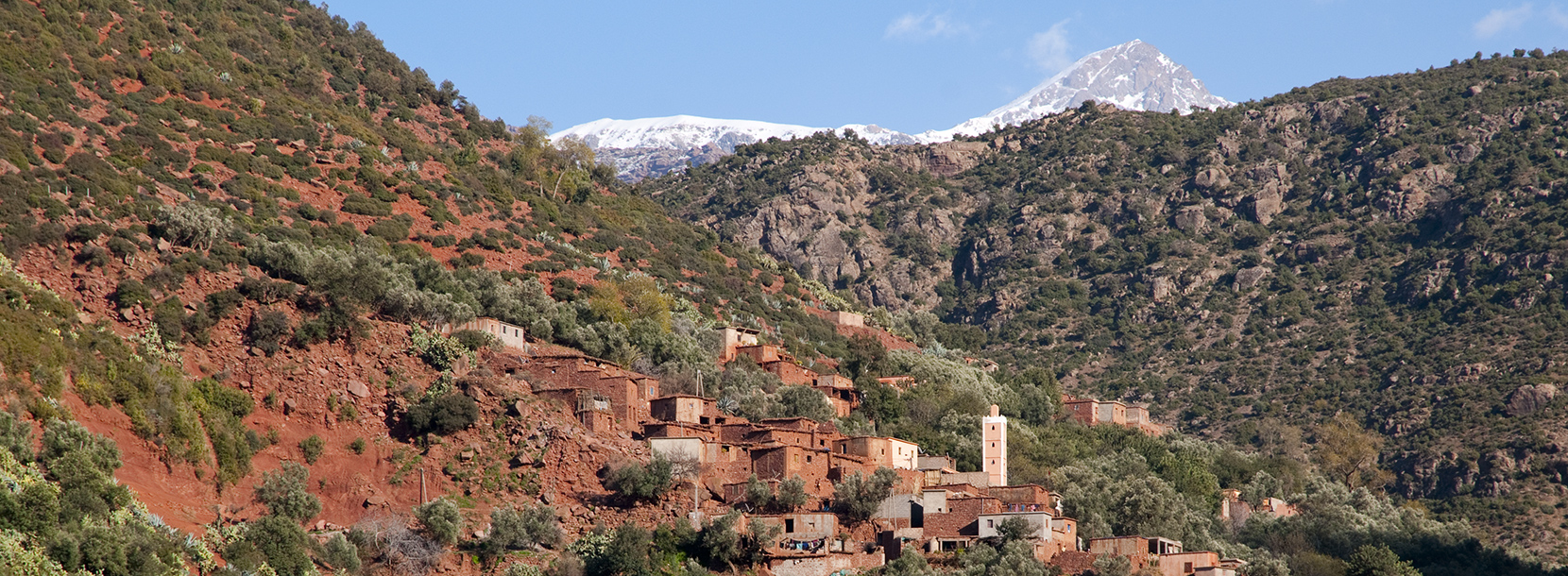 Marrakesh vanuit de bergtoppen